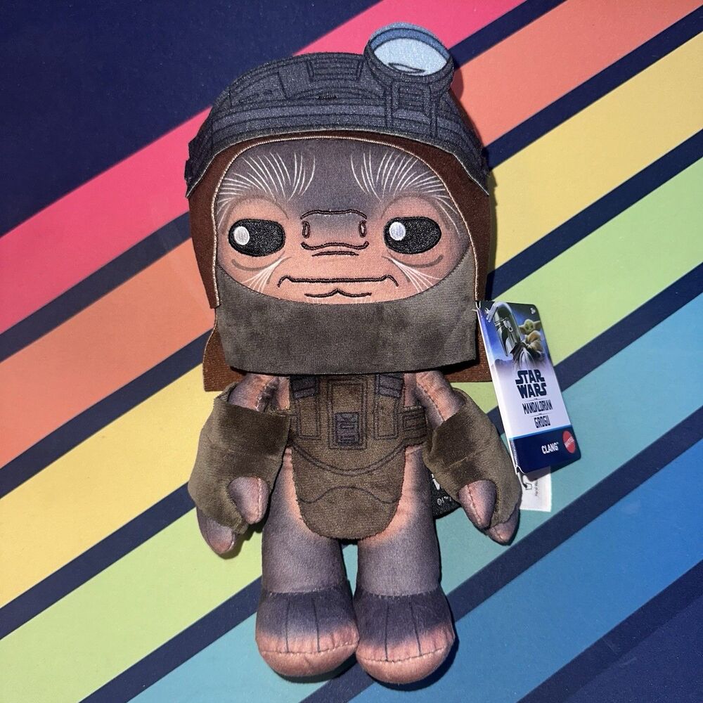 Star Wars 9” Clang Anzellan Mandalorian & Grogu Movie Droidsmith New With Tags